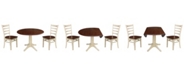 International Concepts 42" Round Top Pedestal Table with 2 Chairs